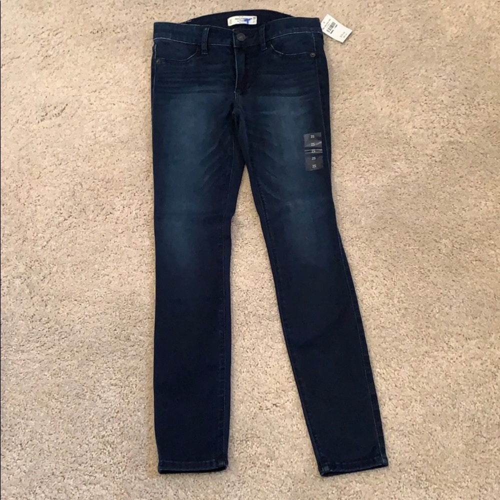 Super soft dark wash skinny jean